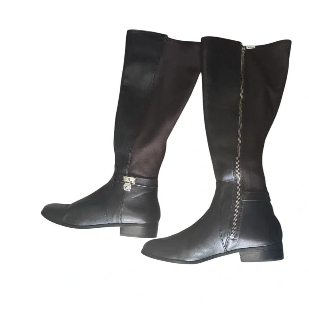 Michael Kors Hamilton Stretch Leather Boot.